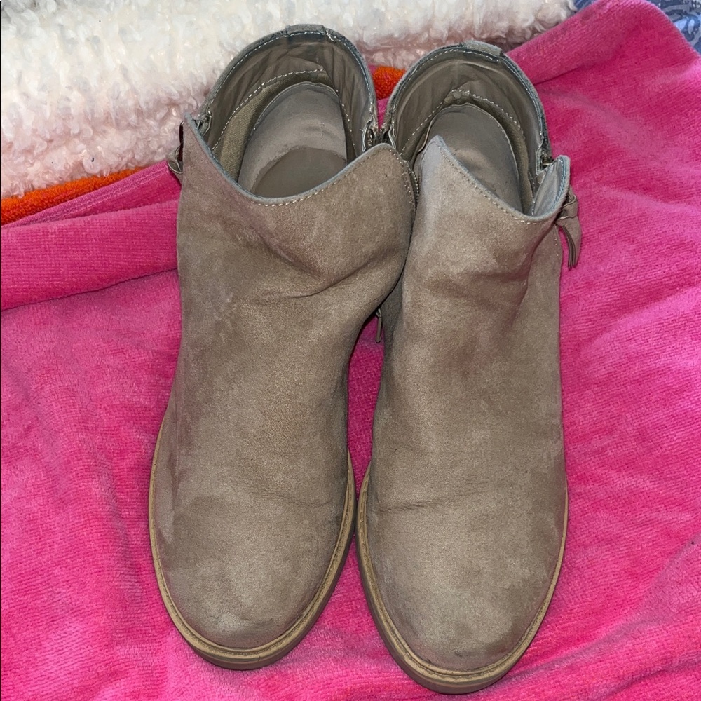 Spirit Taupe Ankle Booties